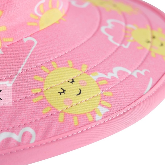 Like New✨Pottery Barn Sunshine Diaper Cover Up 6-12M and Reversible Hat 3-12M - Picture 5 of 7